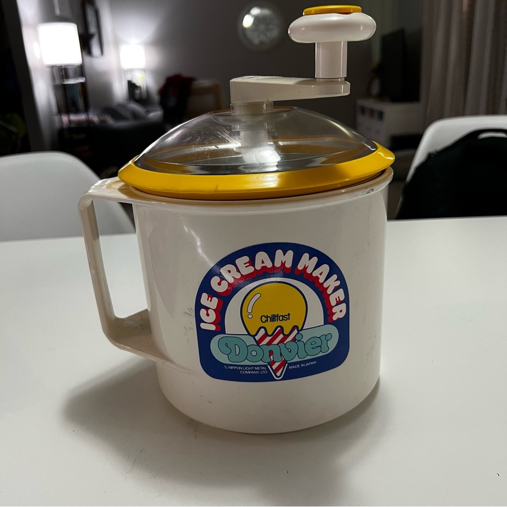 Vintage Doniver Chillfast Ice Cream Maker made in Japan